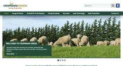 Desktop Screenshot of cropmarkseeds.com